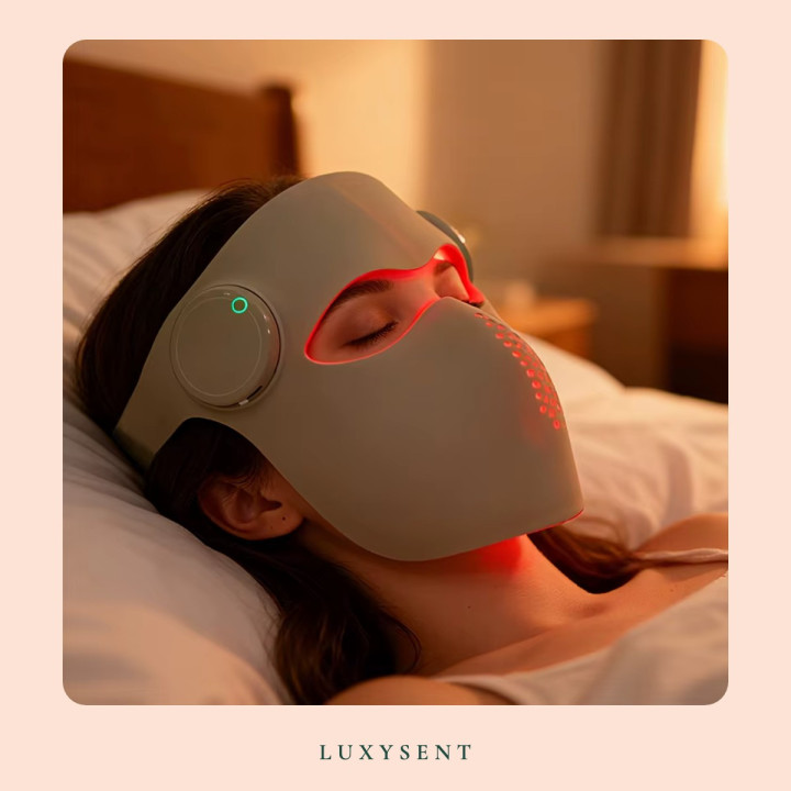 Masque LED Lumière Luxysent sans fil
